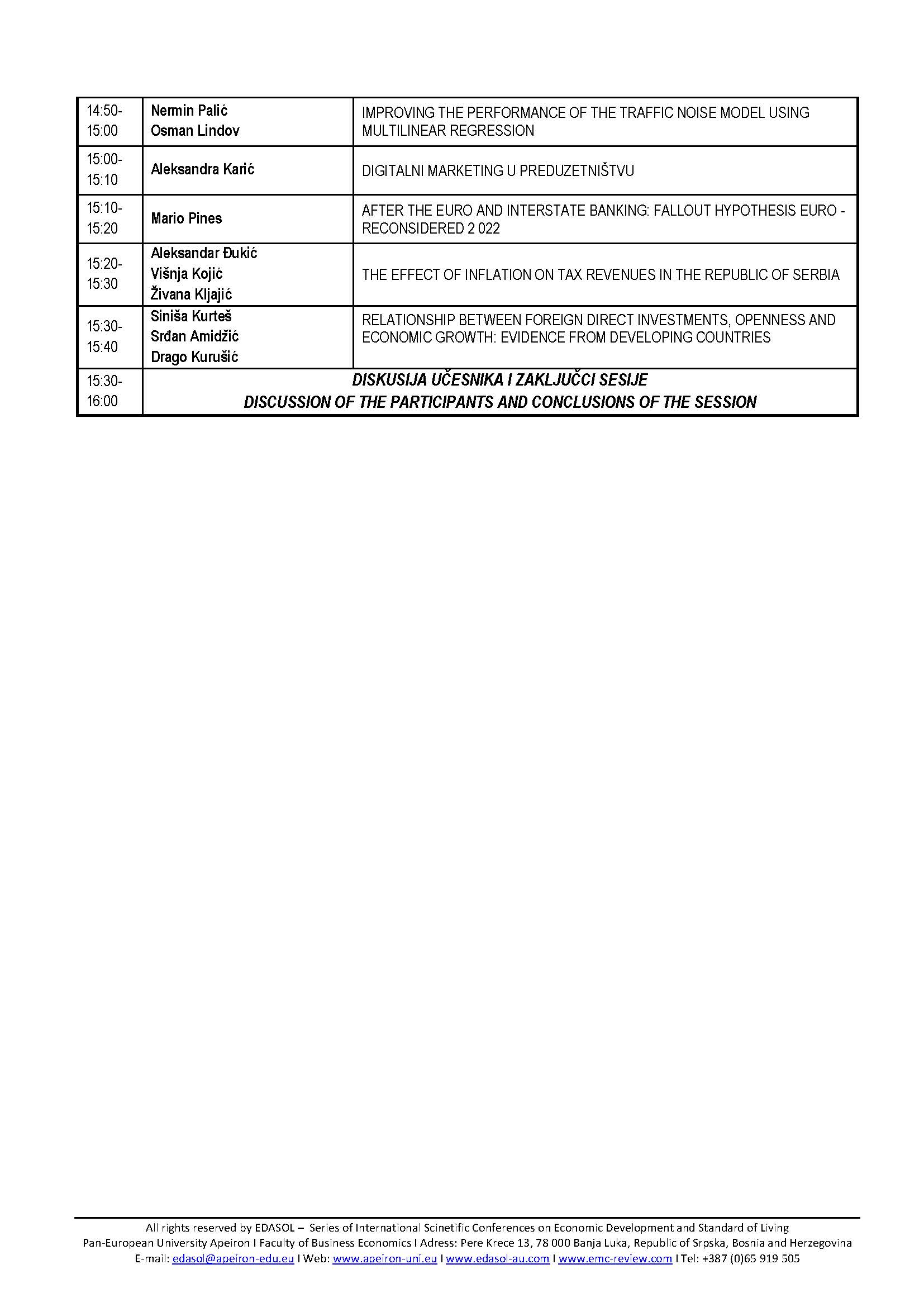 agenda