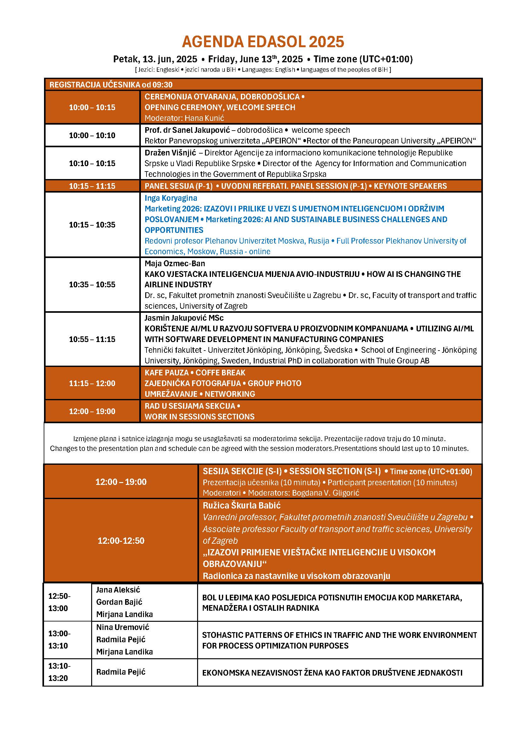 agenda