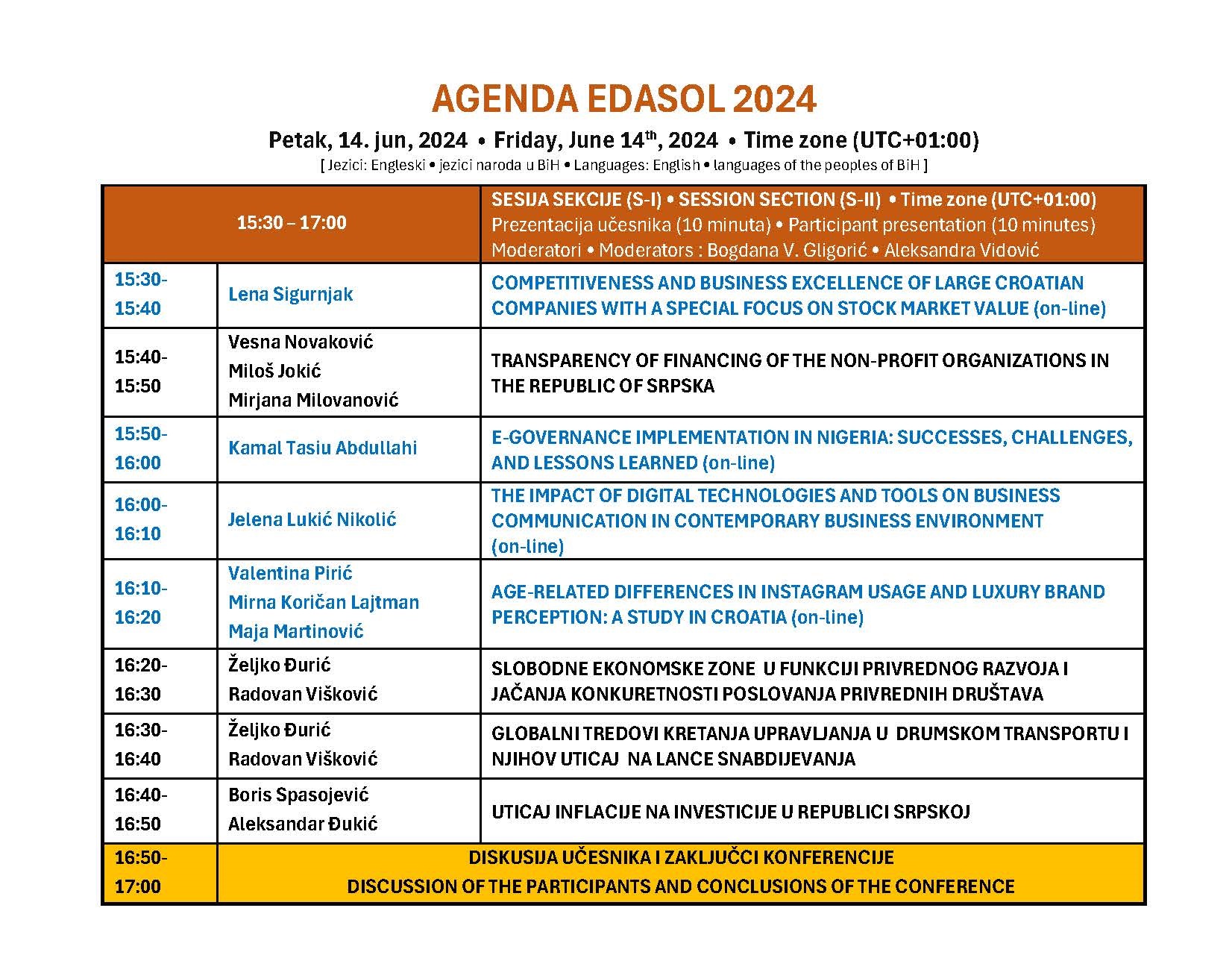 agenda